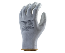 Cargar imagen en el visor de la galería, Guante Poliéster Calibre 13 Recubrimiento Poliuretano Gris