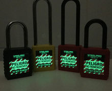 Cargar imagen en el visor de la galería, Candado Grillete Largo Nylon