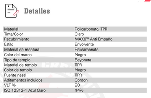 MCR Gafas Memphis MP110PF