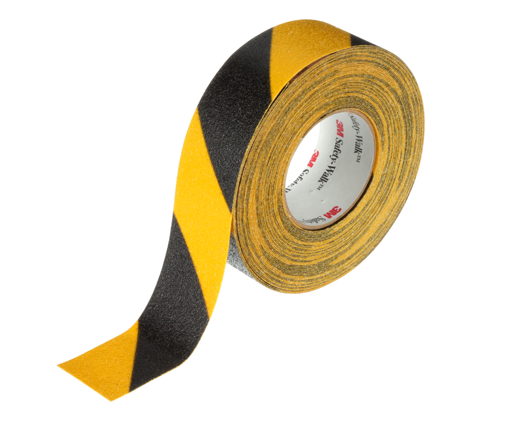 3M® Tira Antideslizante Uso General Amarillo/Negro (5CMx18.2M)