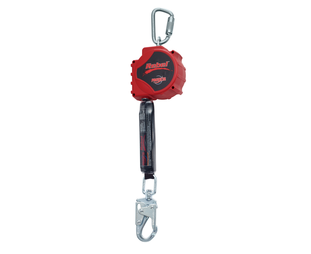 3M® Auto Retráctil Protecta Tejido Trenzado Con Gancho Pequeño De Acero y Mosquetón 3100432 (6.1M)