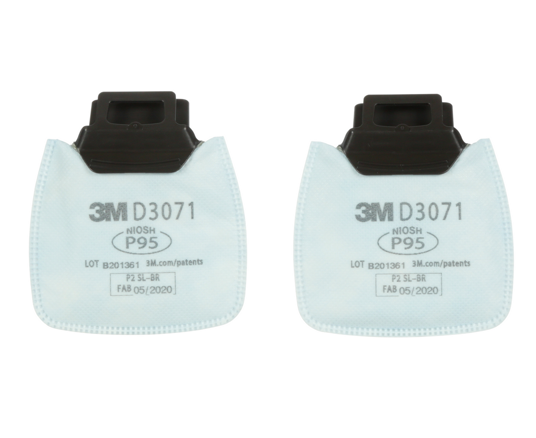 3M™ Filtro de Partículas SecureClick P95 D3071 (Par)