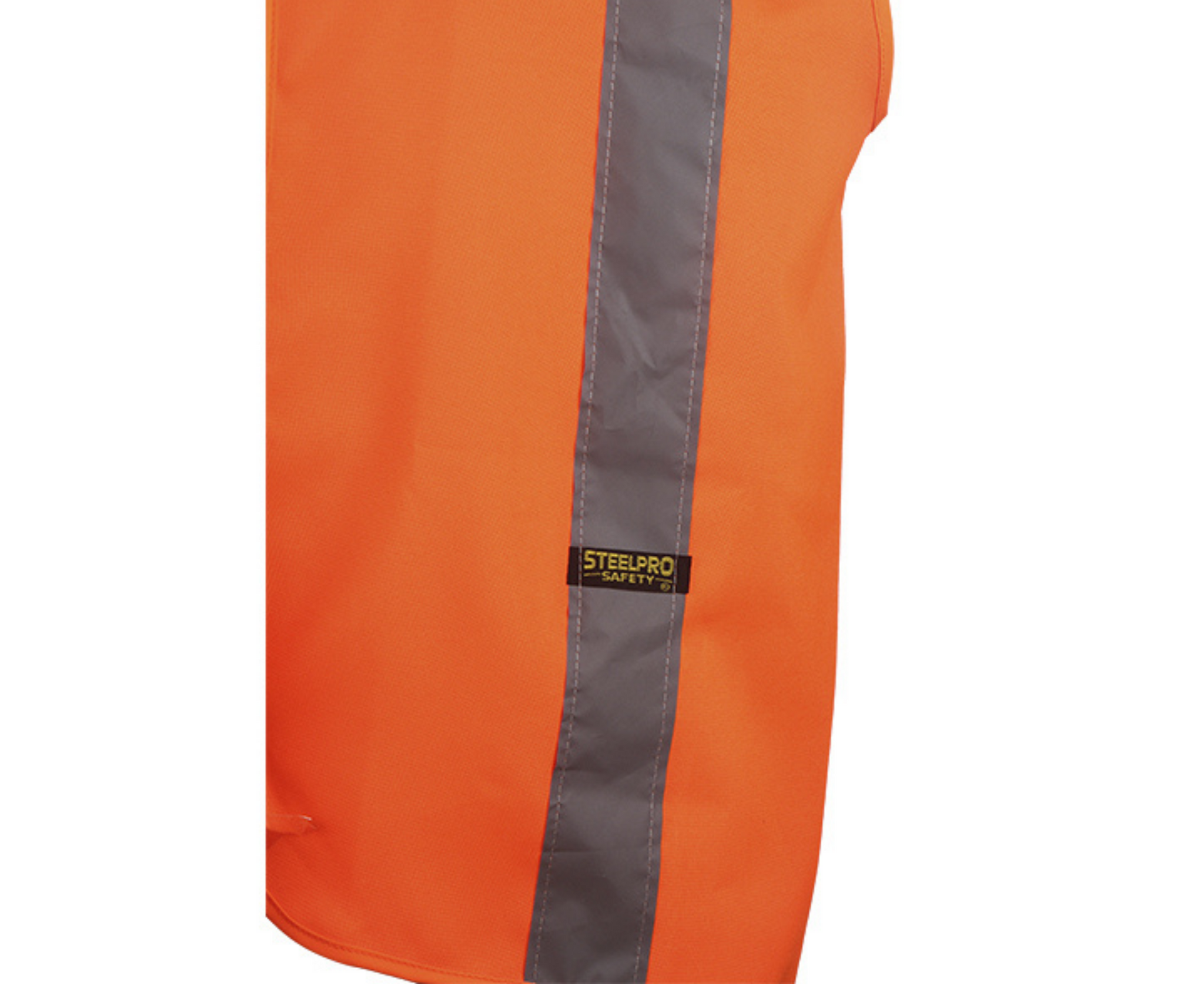 Coastal - Chaleco de seguridad reflectante, naranja neón, mediano - 18-50  lbs