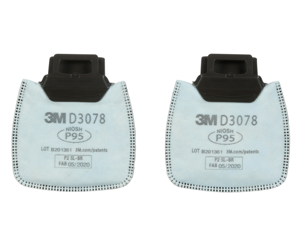 3M™ Filtro de Partículas SecureClick P95 D3078 (Par)