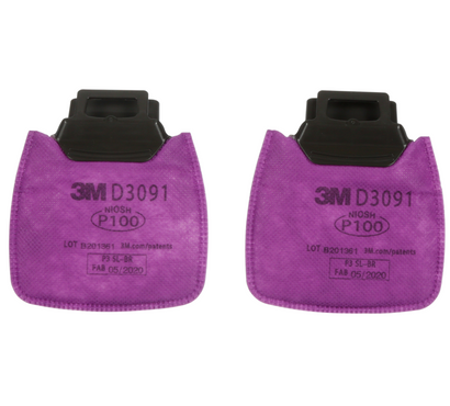 3M™ Filtro de Partículas SecureClick P100 D3091 (Par)